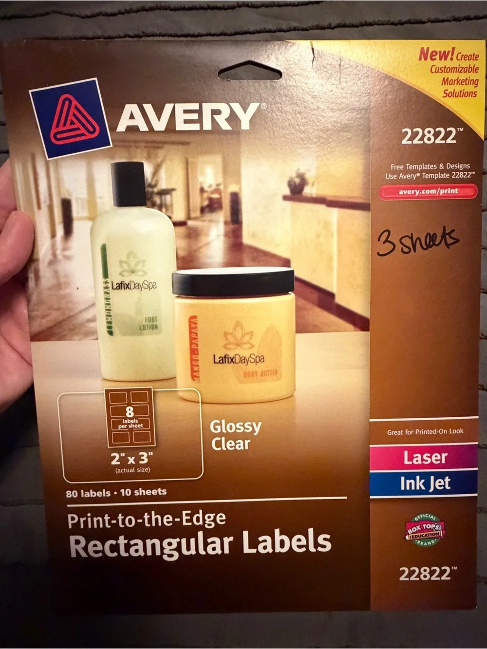 Avery Label Bundle – Mixed Styles & Sizes (Partial Packs)